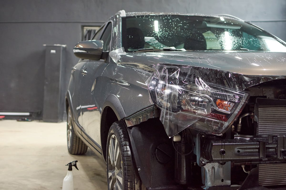 Imagine Graffix vehicle wrapping and PPF installation in progress at the N4 Gateway workshop, Pretoria