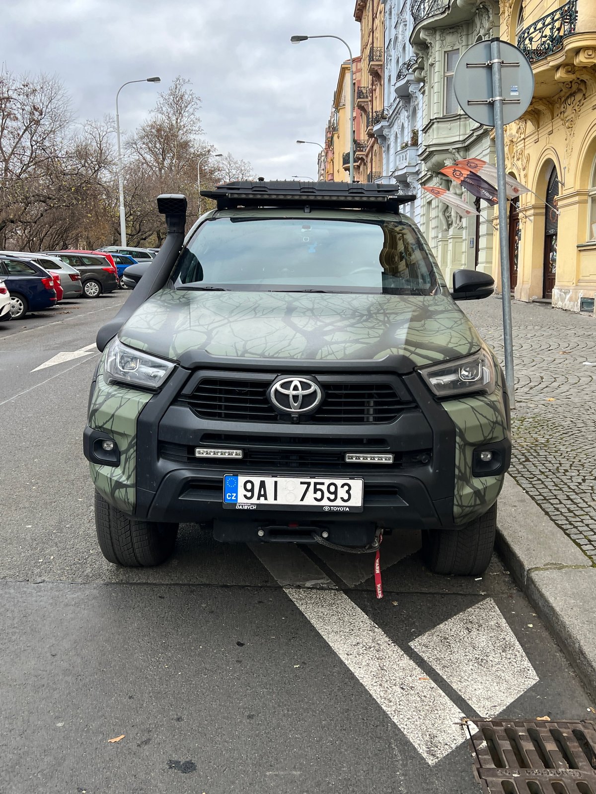 Toyota Hilux GR satin wrap