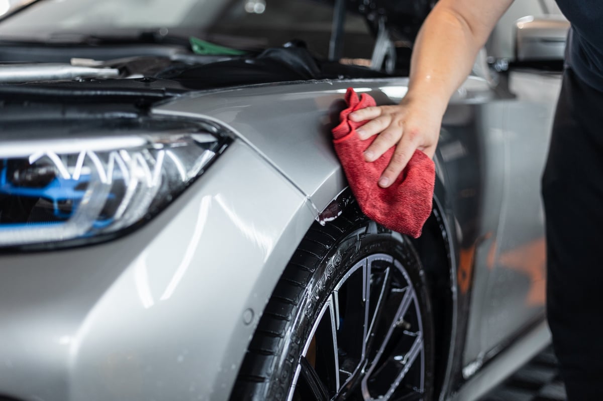 Professional vehicle wrap installation at Imagine Graffix workshop, Pretoria — PPF and vinyl application