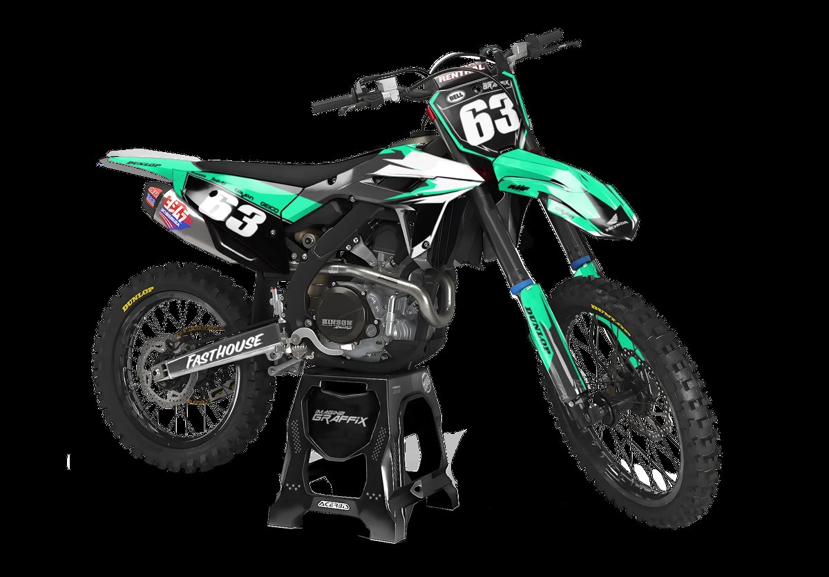 Honda - Bold motocross graphics kit by Imagine Graffix