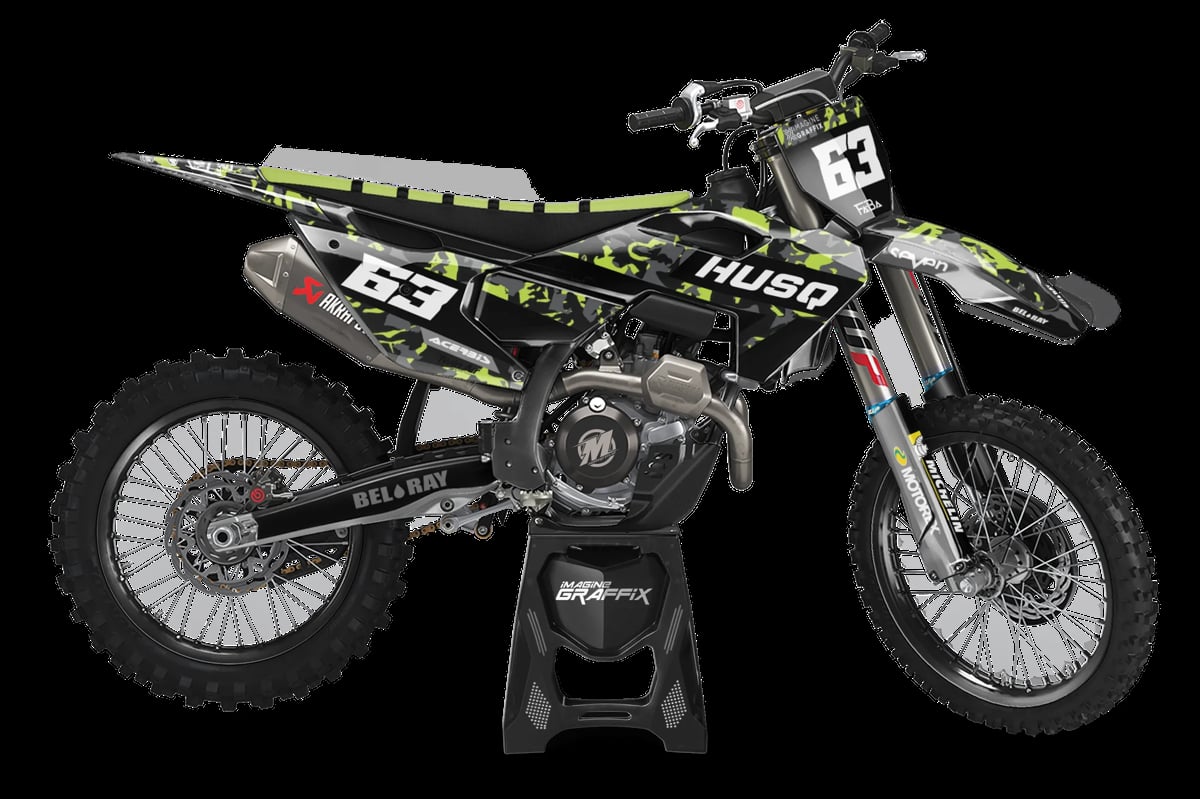 Husqvarna - Camo motocross graphics kit by Imagine Graffix