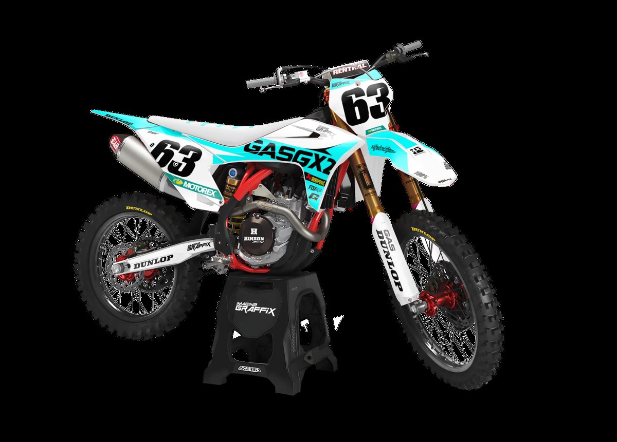 Gas Gas - Shade motocross graphics kit by Imagine Graffix