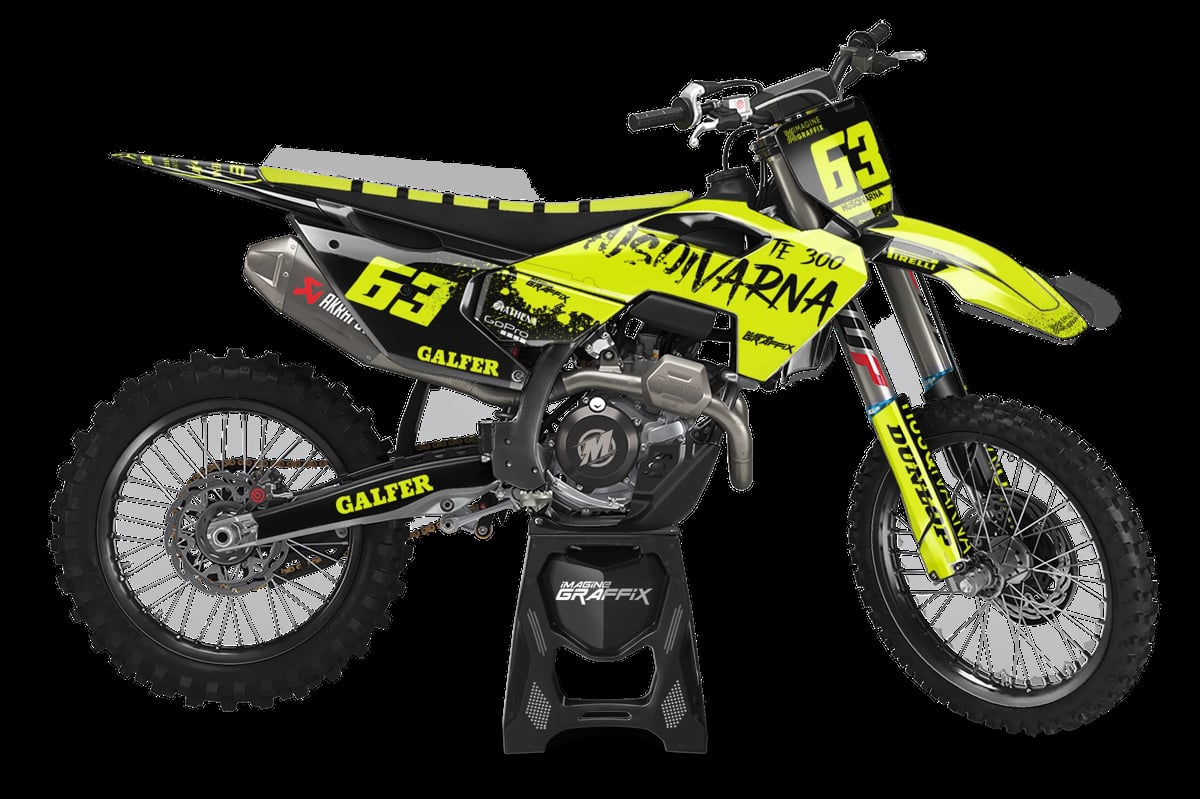 Husqvarna - Fire motocross graphics kit by Imagine Graffix