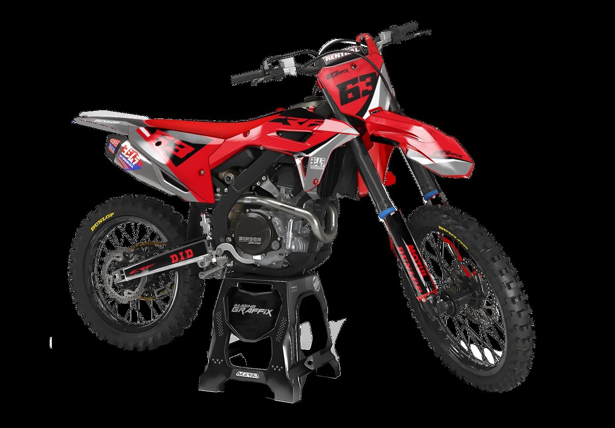 Honda - Collab motocross graphics kit by Imagine Graffix