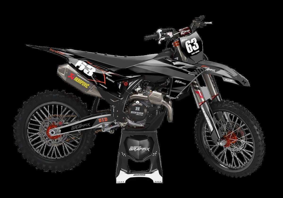 KTM - Darkness motocross graphics kit by Imagine Graffix