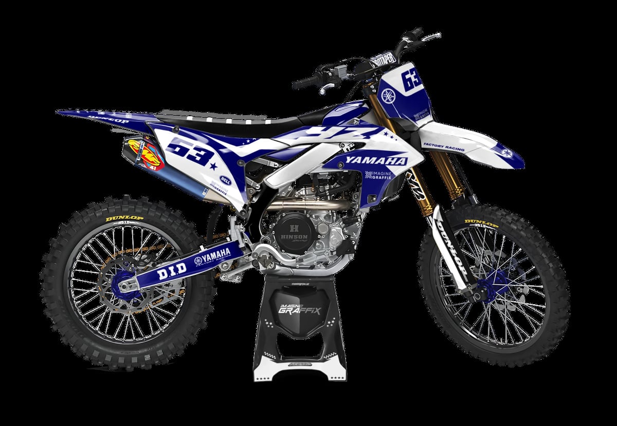 Yamaha - Finish Line motocross graphics kit by Imagine Graffix