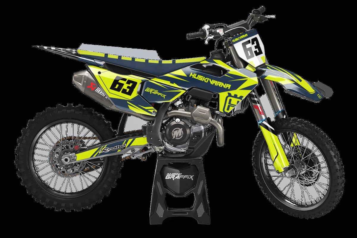 Husqvarna - Display motocross graphics kit by Imagine Graffix