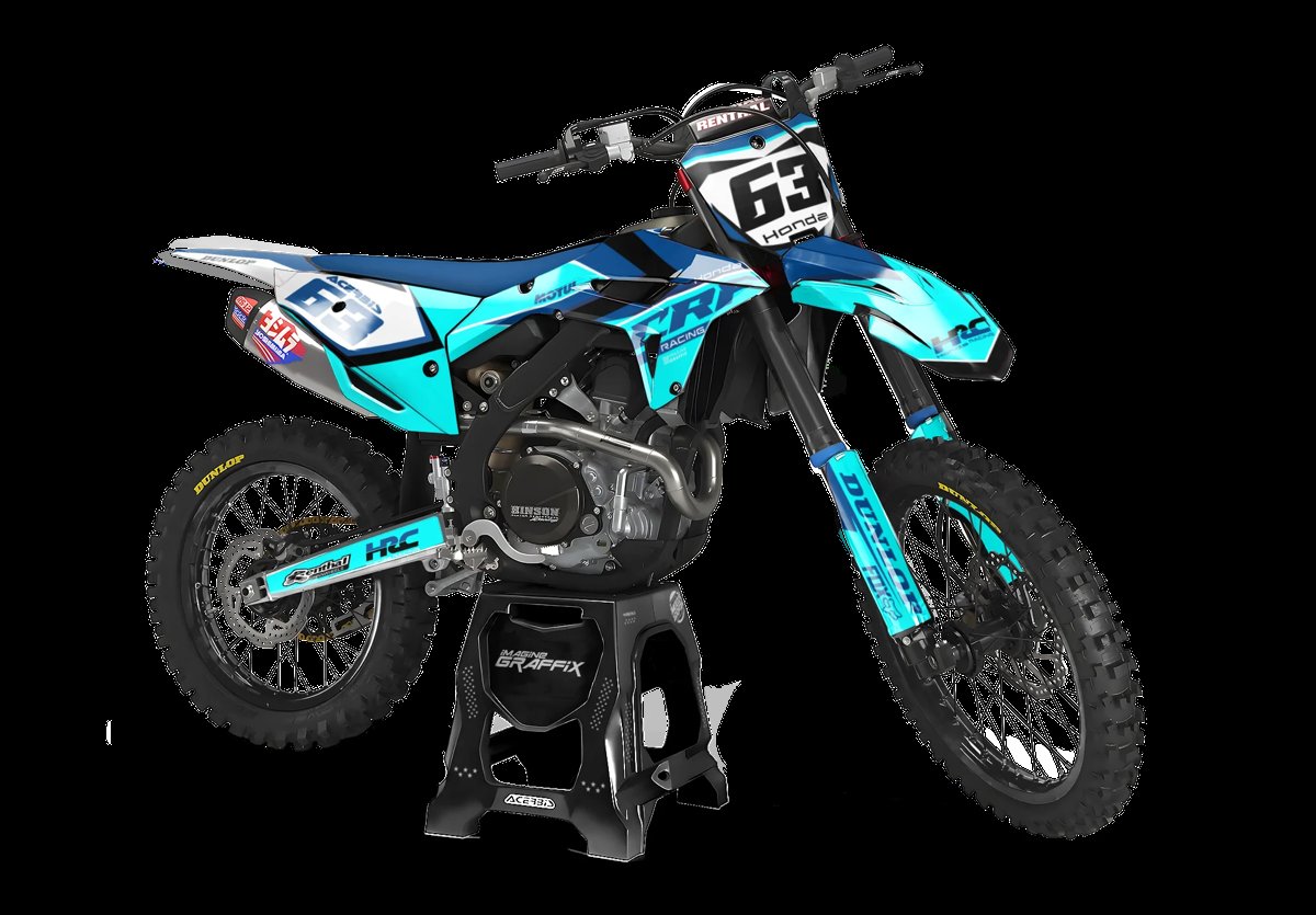 Honda - Rainy motocross graphics kit by Imagine Graffix