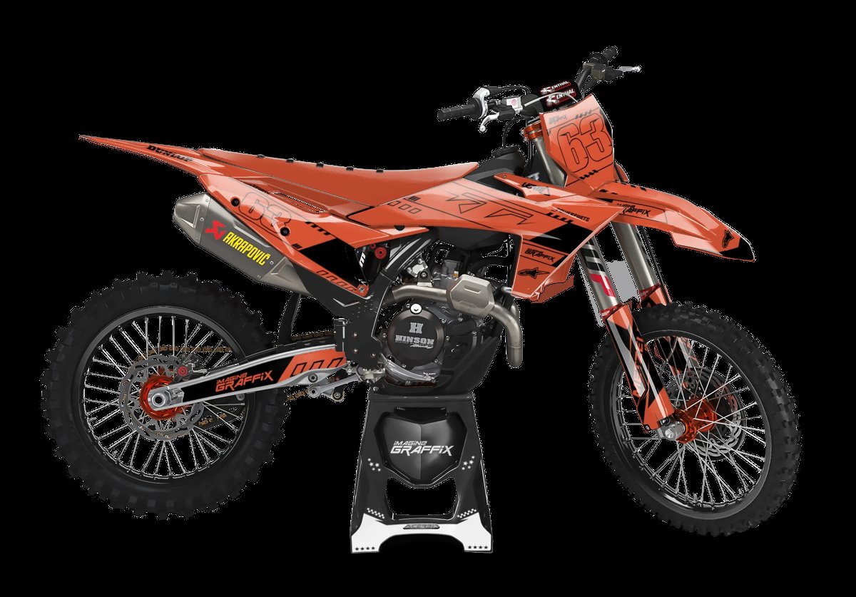 KTM - Invisible motocross graphics kit by Imagine Graffix