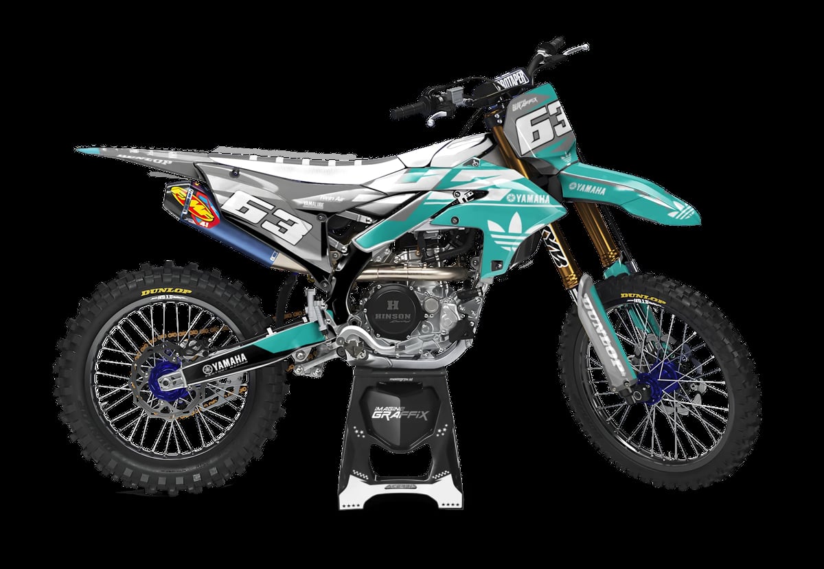 Yamaha - Adidas motocross graphics kit by Imagine Graffix