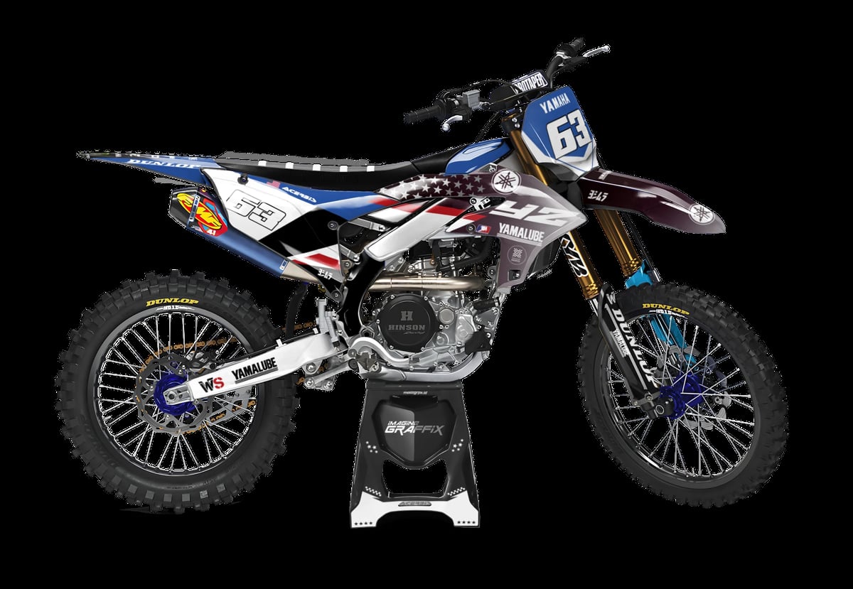 Yamaha - USA motocross graphics kit by Imagine Graffix
