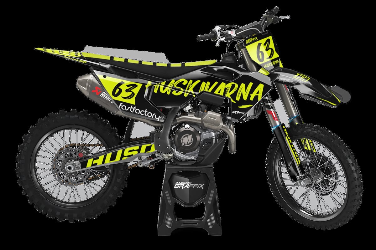 Husqvarna - Horror motocross graphics kit by Imagine Graffix