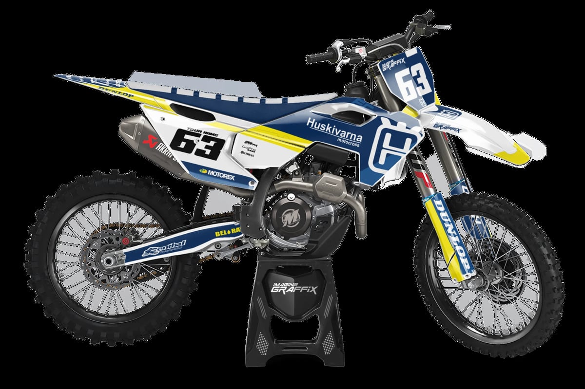 Husqvarna - Punch motocross graphics kit by Imagine Graffix