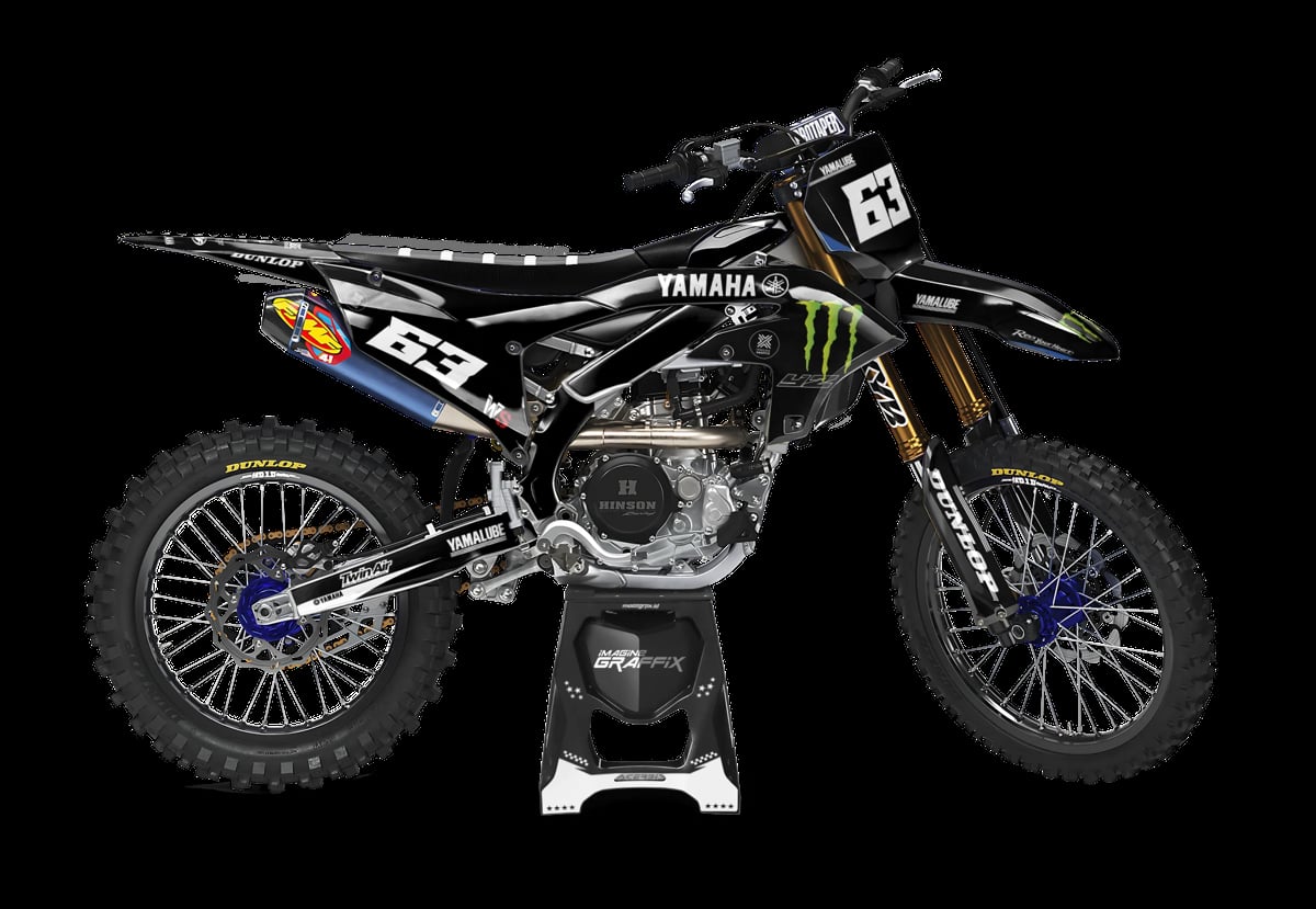 Yamaha - Monster motocross graphics kit by Imagine Graffix