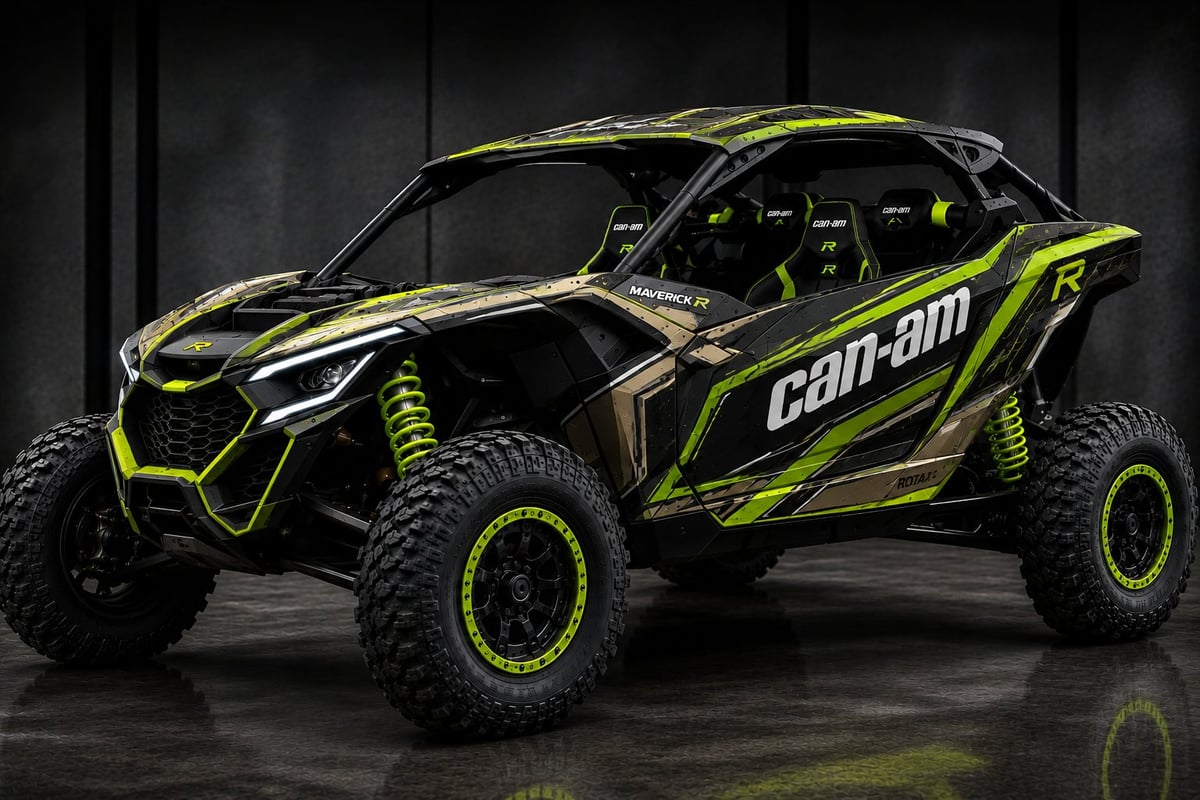 Can-Am Maverick - Fluo R sticker kits kit by Imagine Graffix