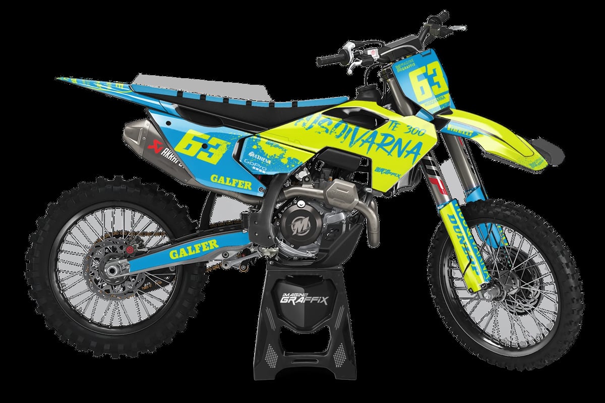Husqvarna - Artist motocross graphics kit by Imagine Graffix