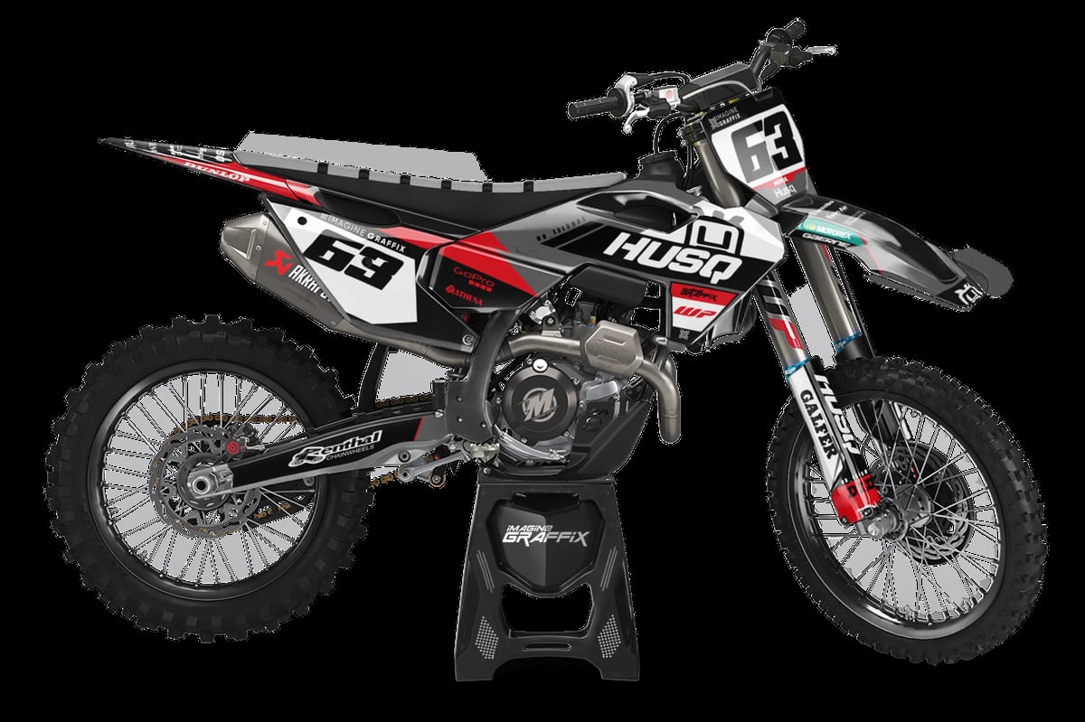 Husqvarna - Faded motocross graphics kit by Imagine Graffix