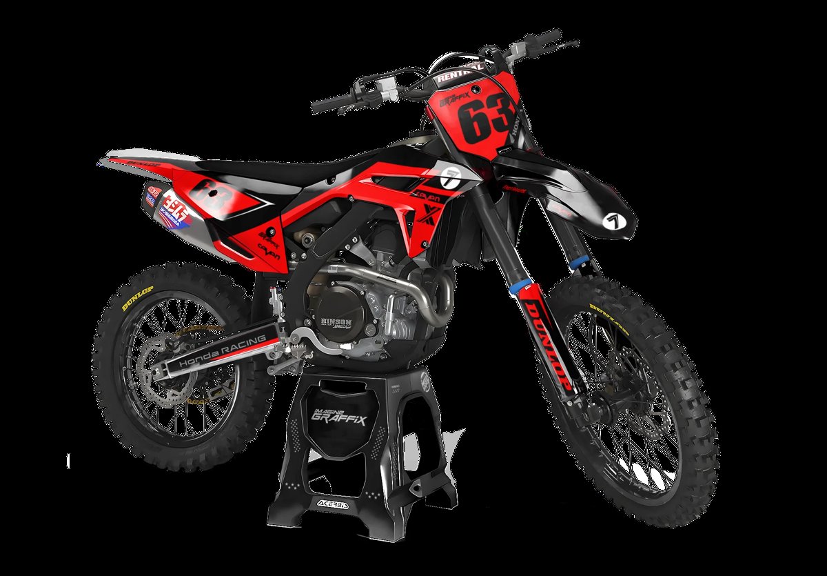 Honda - Split motocross graphics kit by Imagine Graffix