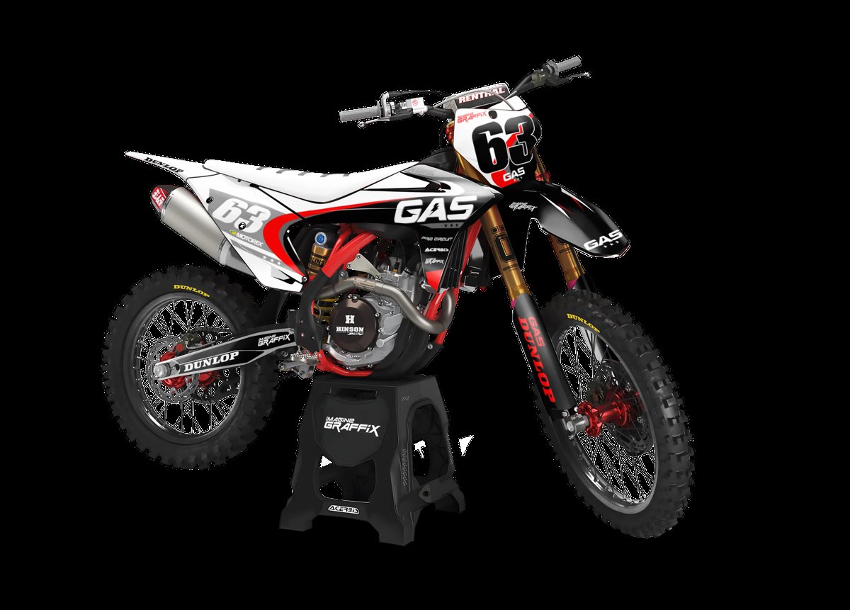 Gas Gas - Fade motocross graphics kit by Imagine Graffix