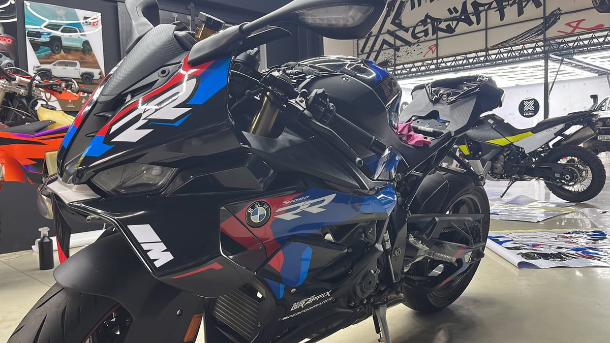 Motorcycles — full colour change wrap by Imagine Graffix in our N4 Gateway workshop