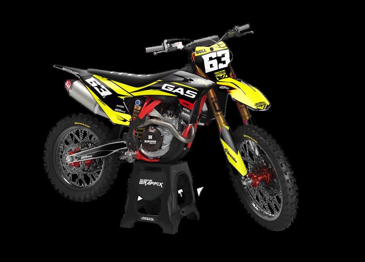 Gas Gas - Rebel motocross graphics kit by Imagine Graffix