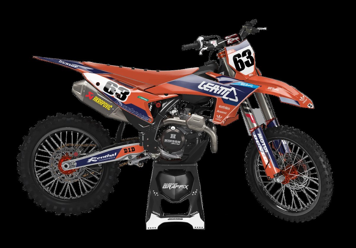 KTM - Leat motocross graphics kit by Imagine Graffix