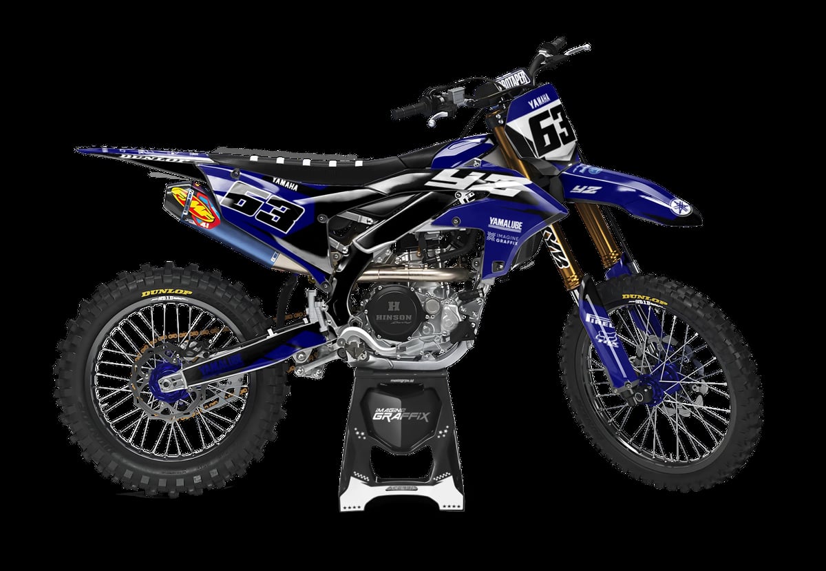 Yamaha - 100% motocross graphics kit by Imagine Graffix