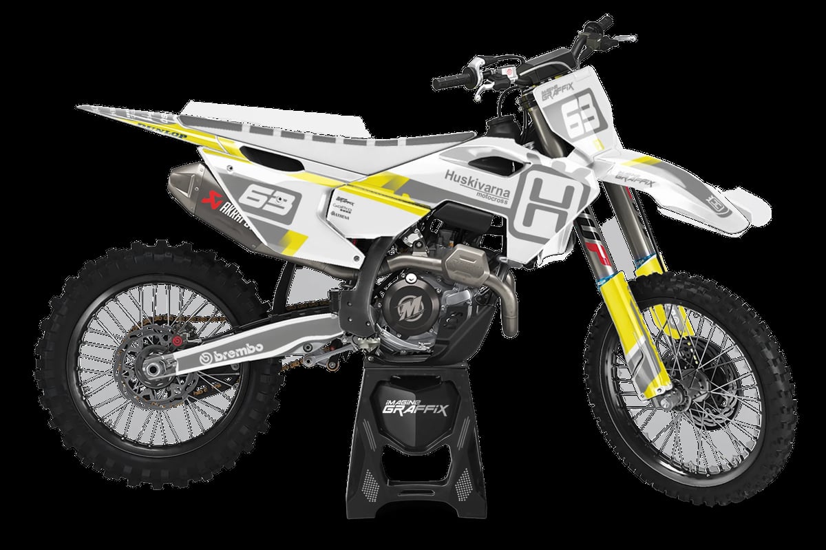 Husqvarna - Stealth motocross graphics kit by Imagine Graffix