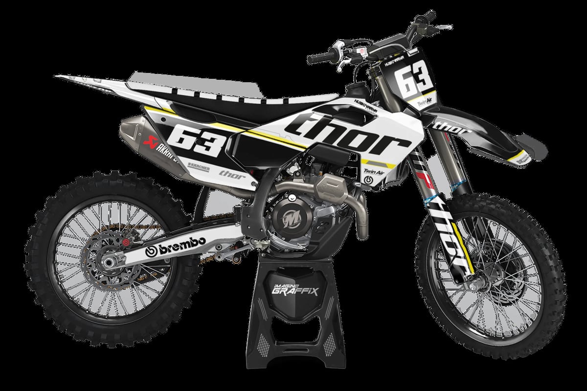 Husqvarna - Thunder motocross graphics kit by Imagine Graffix