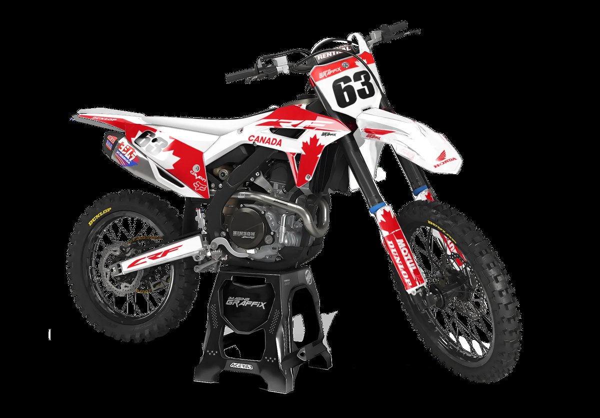 Honda - Canada motocross graphics kit by Imagine Graffix