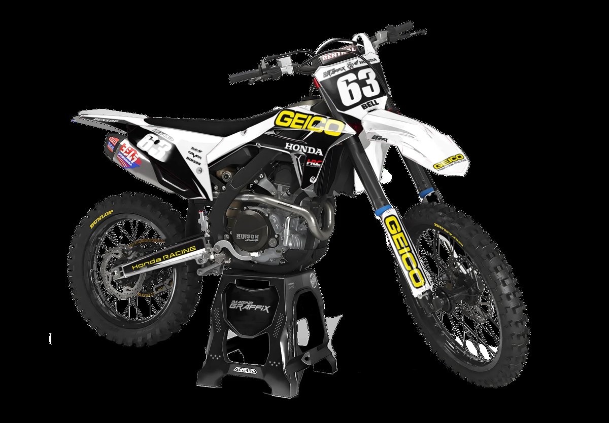 Honda - Slit motocross graphics kit by Imagine Graffix