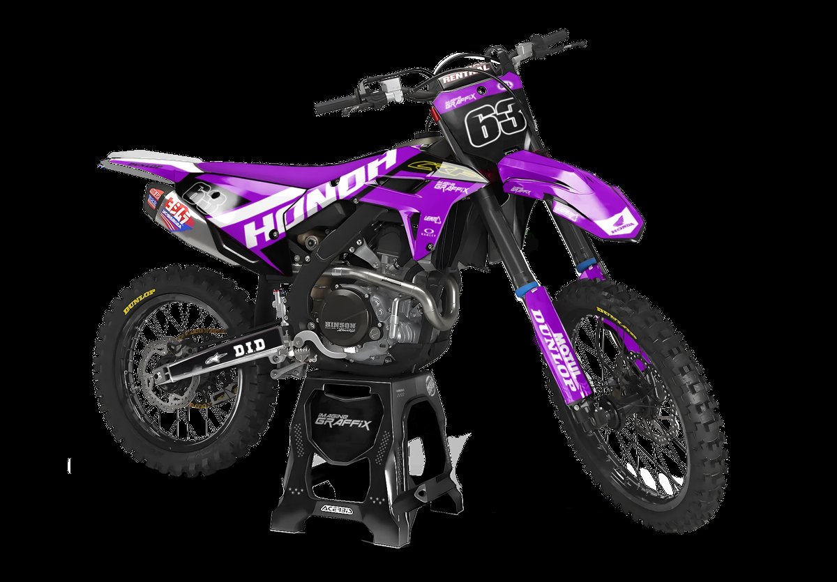 Honda - Fiolet motocross graphics kit by Imagine Graffix