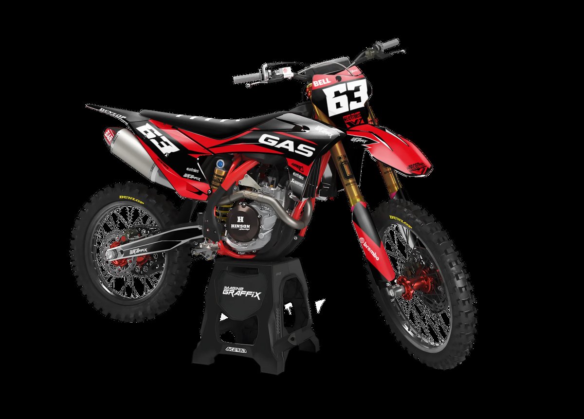 Gas Gas - Shadow motocross graphics kit by Imagine Graffix