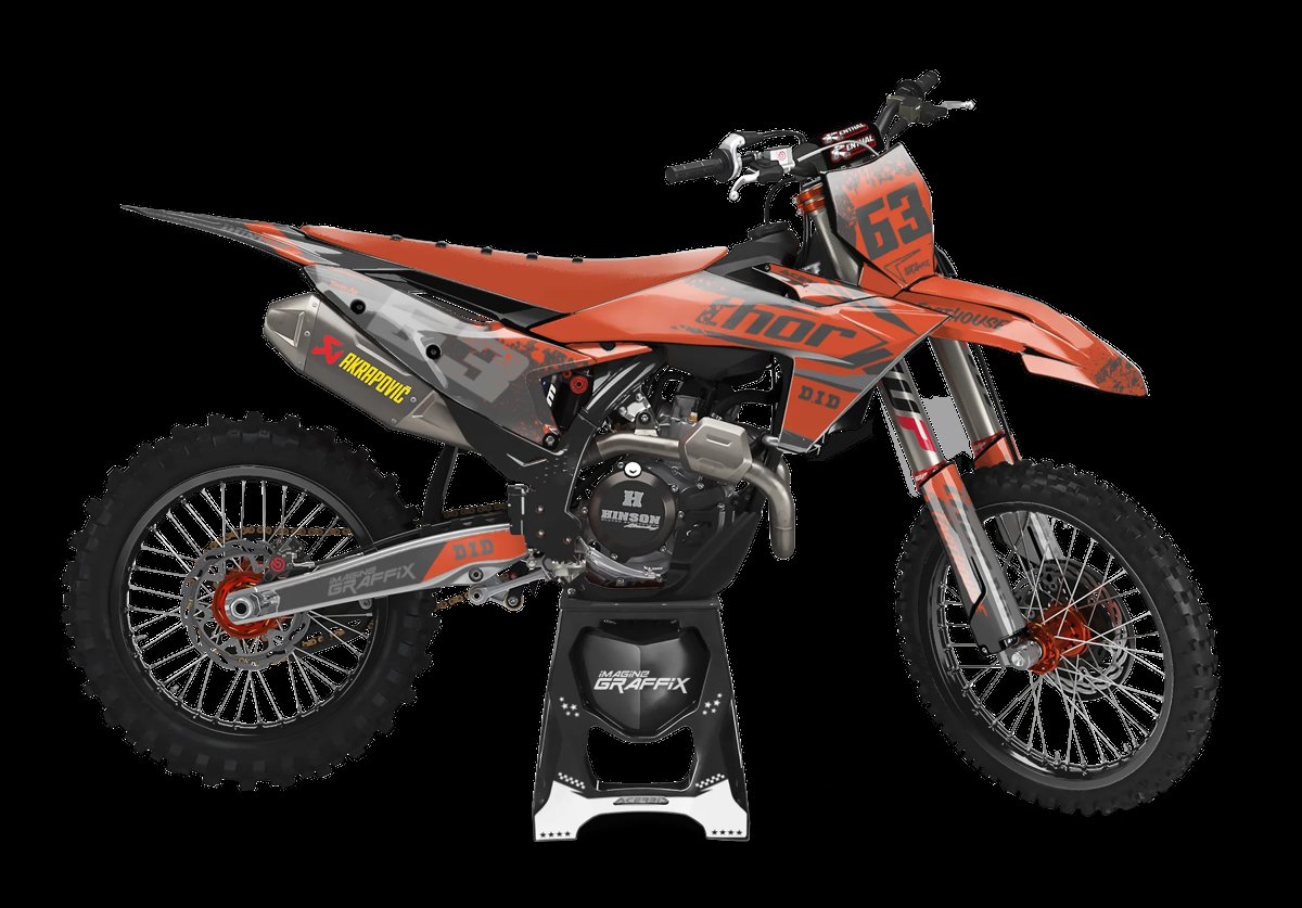 KTM - Brush motocross graphics kit by Imagine Graffix