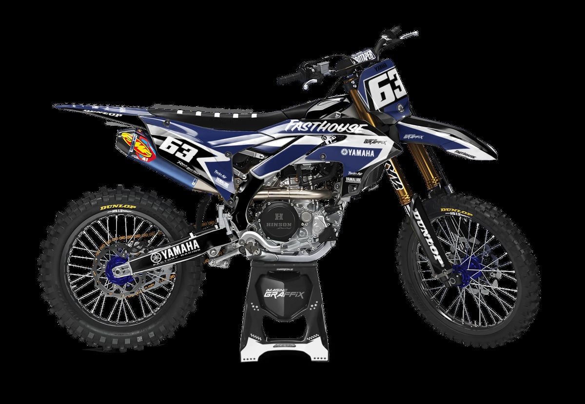 Yamaha - Factory motocross graphics kit by Imagine Graffix
