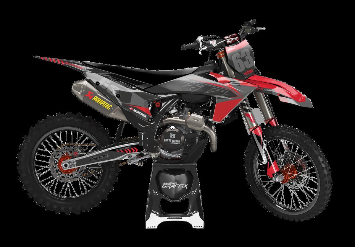 KTM - Matt motocross graphics kit by Imagine Graffix