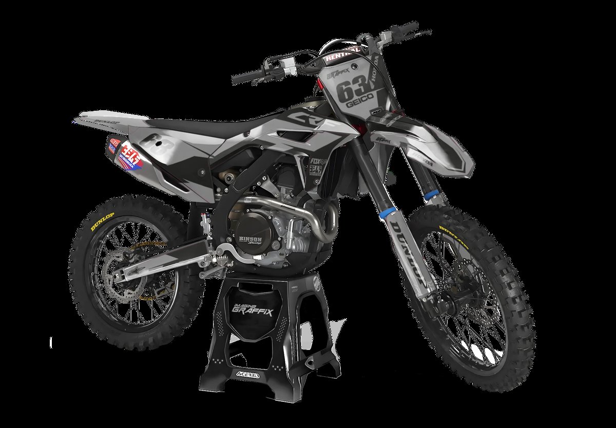 Honda - Navy motocross graphics kit by Imagine Graffix