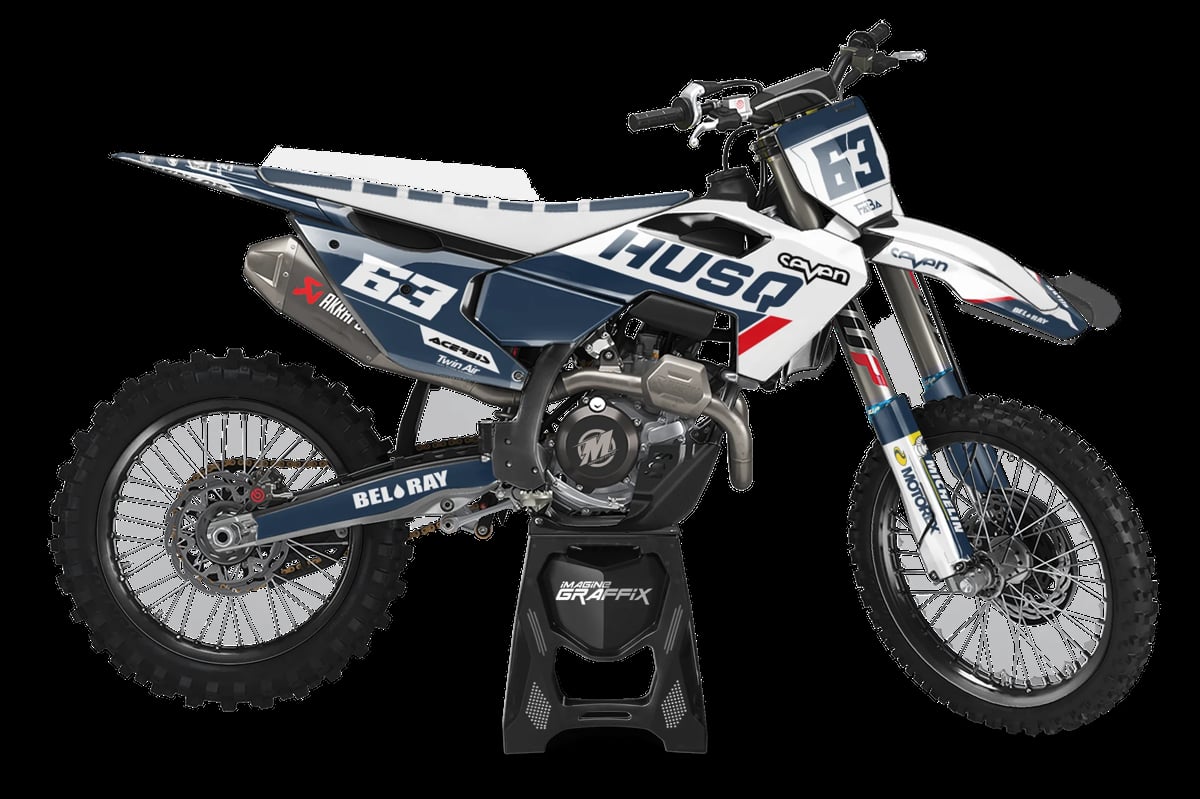 Husqvarna - Navy Blue motocross graphics kit by Imagine Graffix