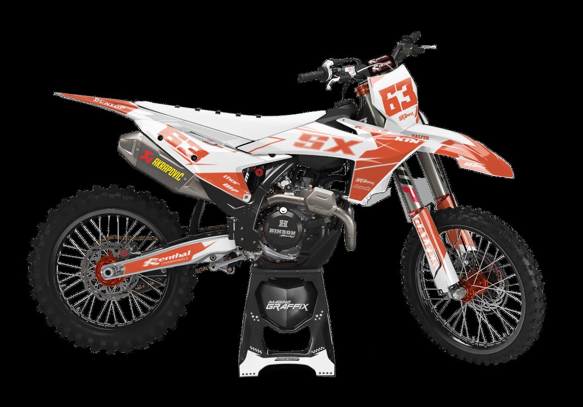KTM - Split motocross graphics kit by Imagine Graffix