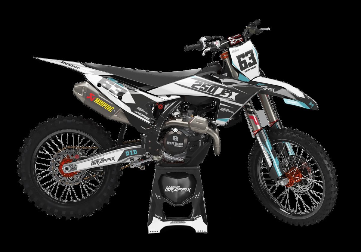 KTM - Blue Sky motocross graphics kit by Imagine Graffix
