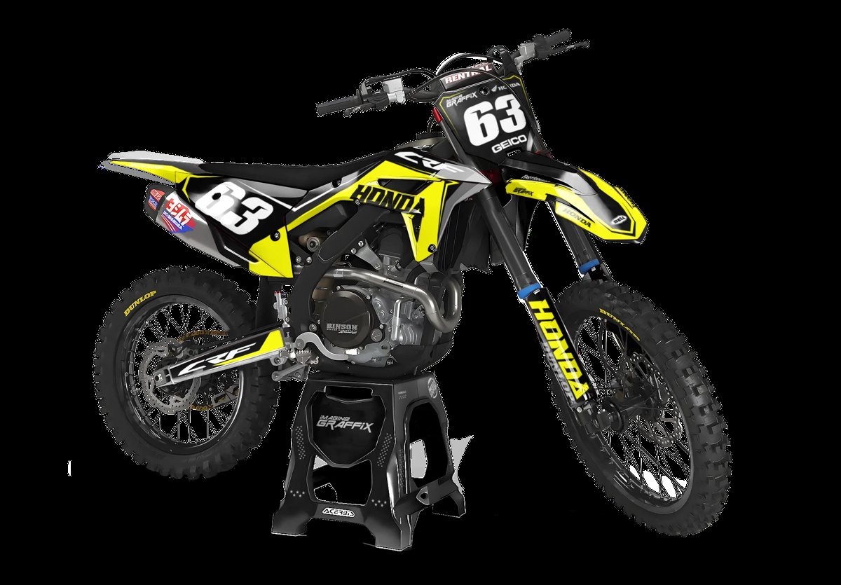 Honda - G.I. Joe motocross graphics kit by Imagine Graffix
