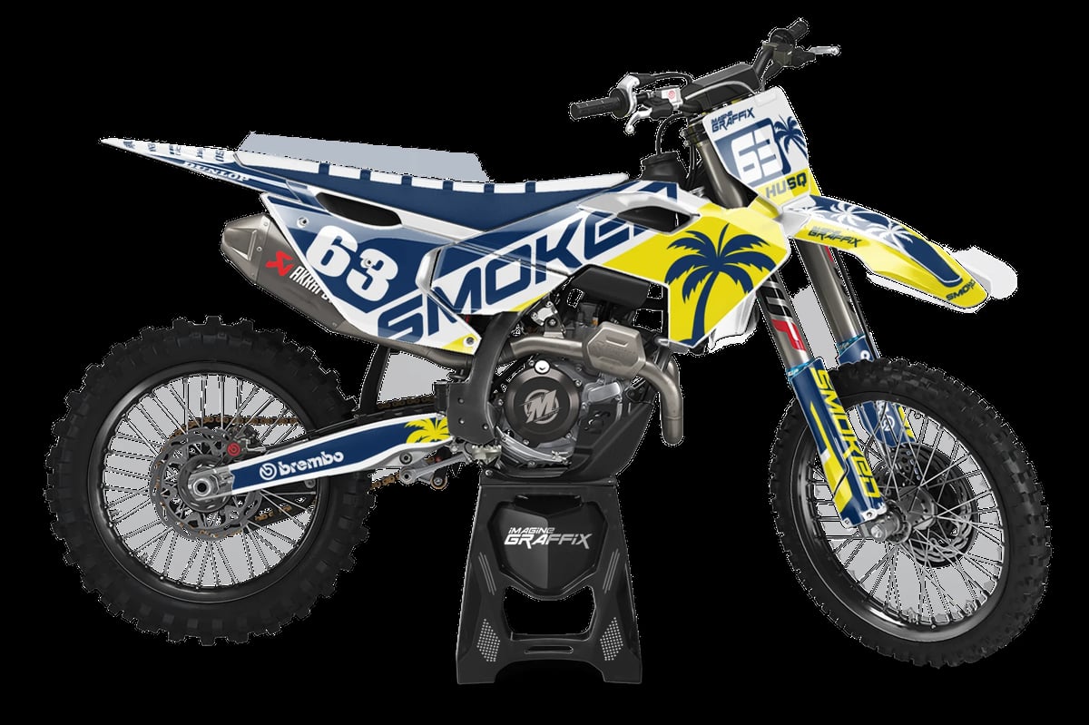 Husqvarna - Smoked motocross graphics kit by Imagine Graffix