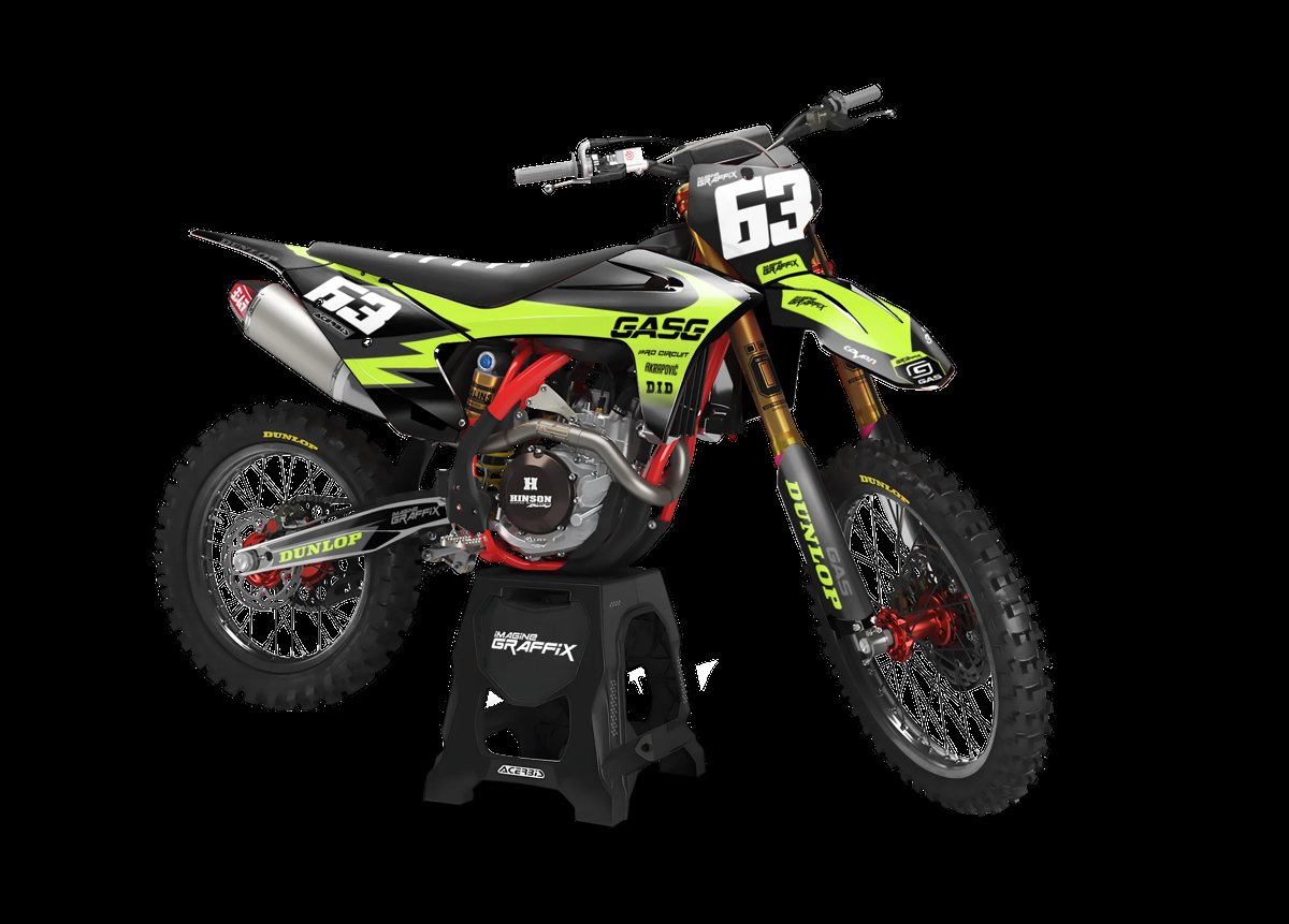 Gas Gas - Lightning motocross graphics kit by Imagine Graffix