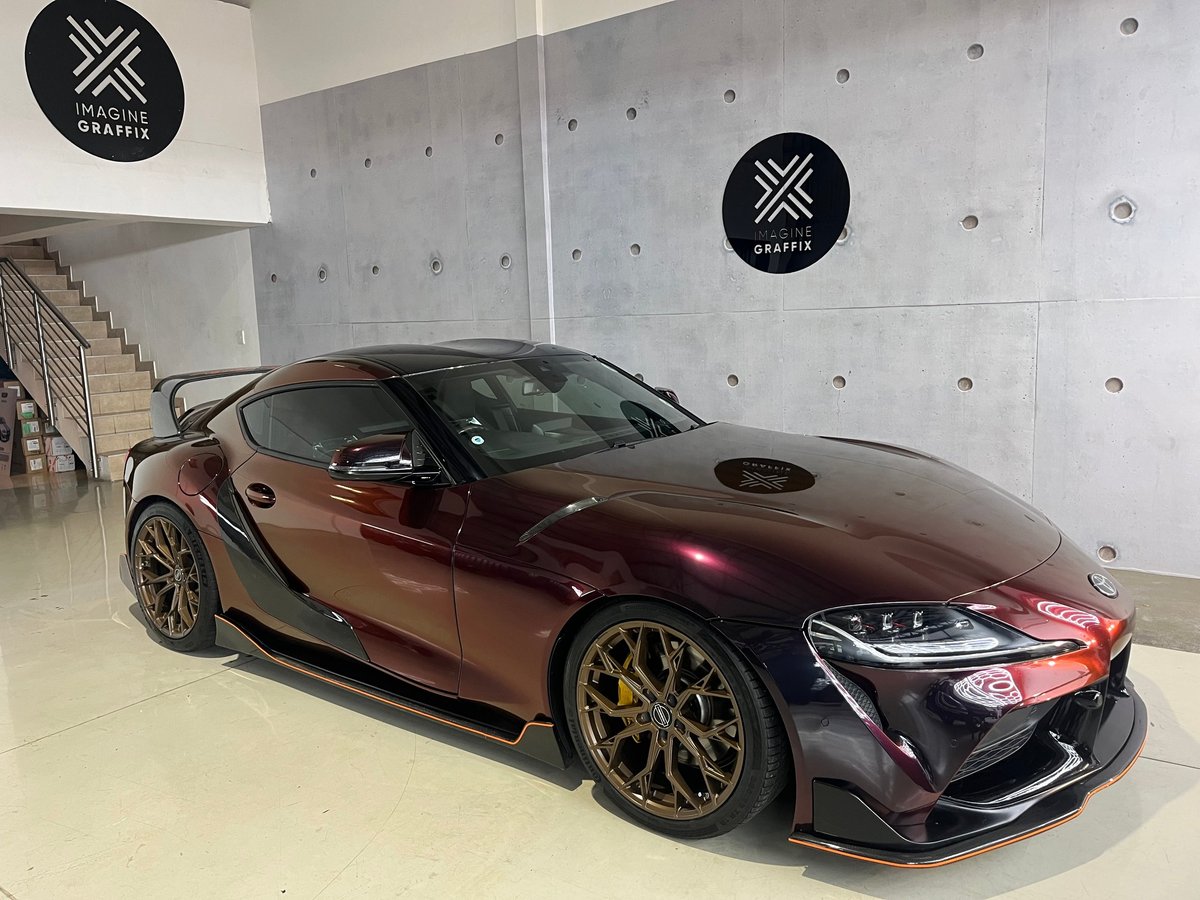 Performance & Luxury — full colour change wrap by Imagine Graffix in our N4 Gateway workshop