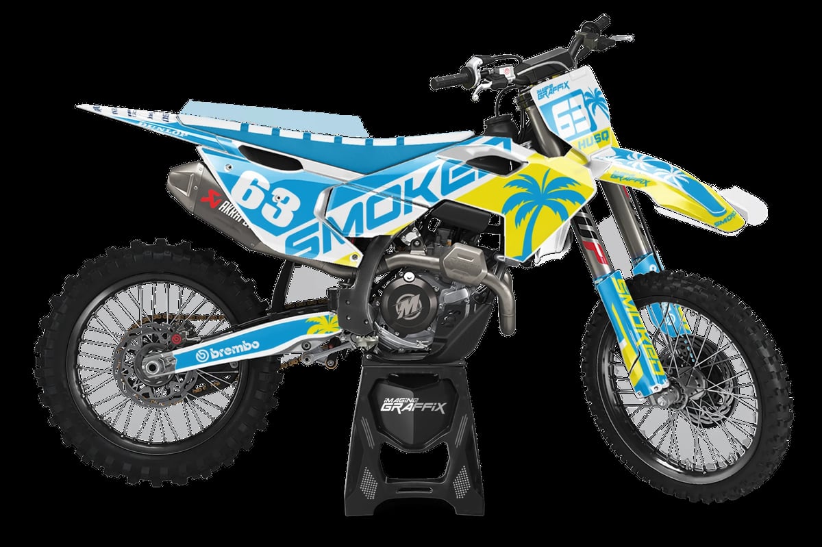 Husqvarna - Smoked 2 motocross graphics kit by Imagine Graffix