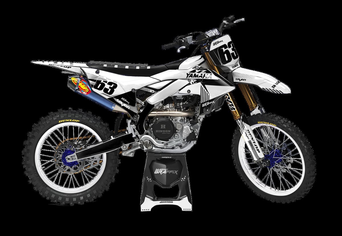 Yamaha - White Ghost motocross graphics kit by Imagine Graffix