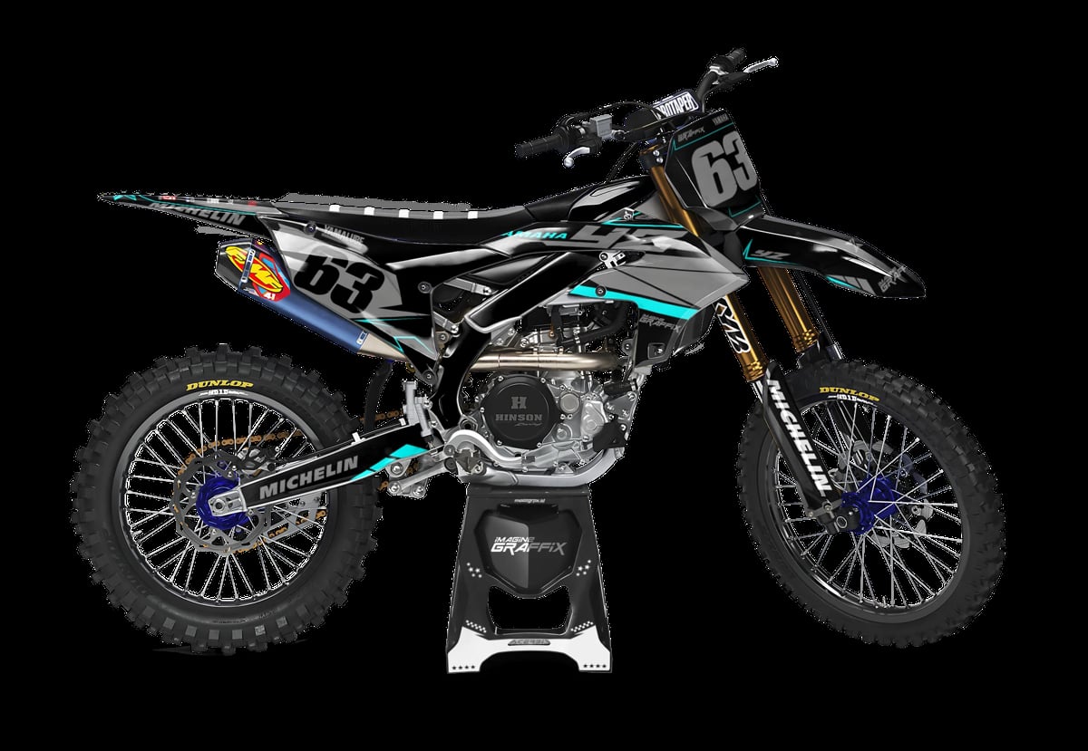 Yamaha - Frosted motocross graphics kit by Imagine Graffix