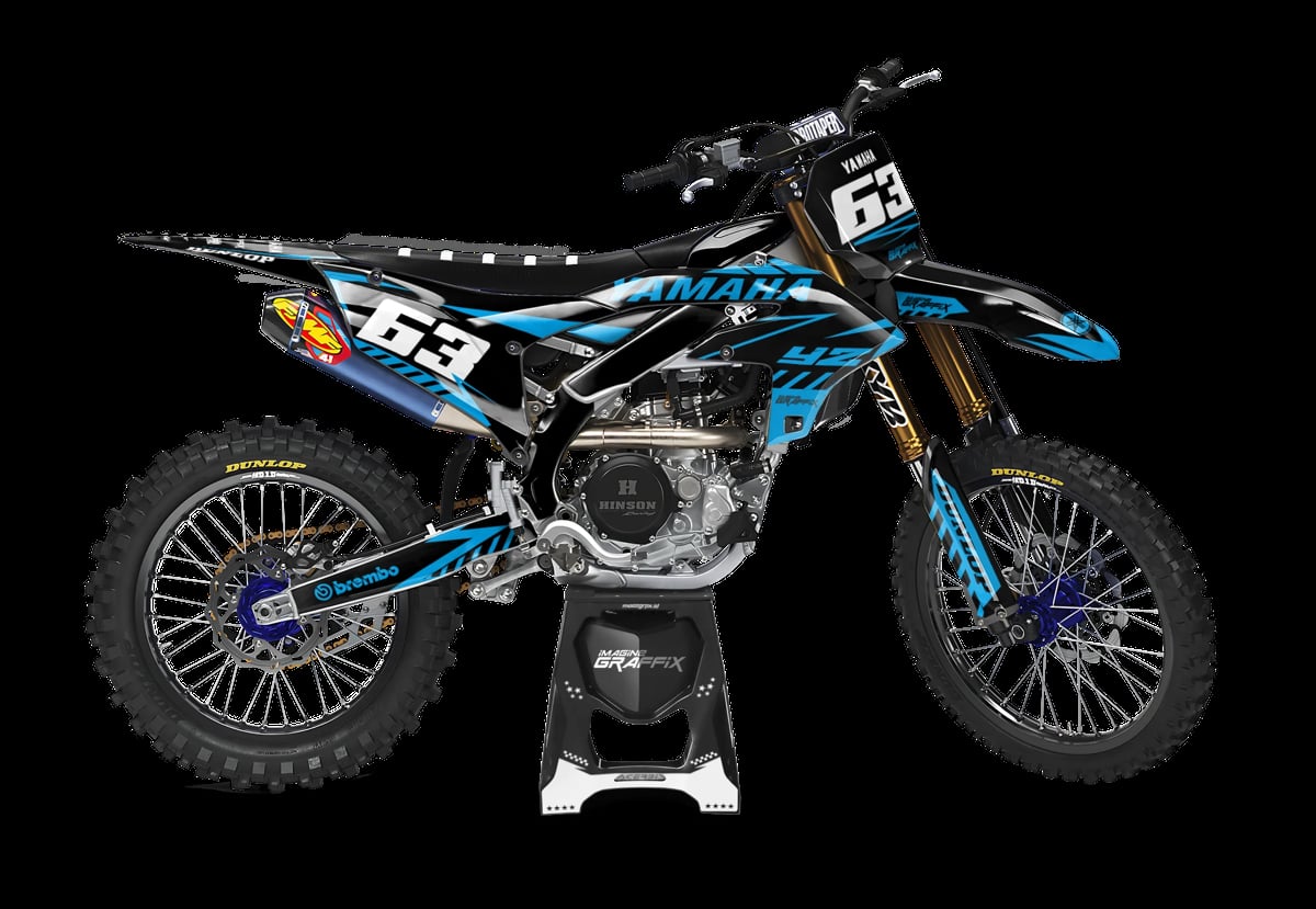 Yamaha - Tracker motocross graphics kit by Imagine Graffix
