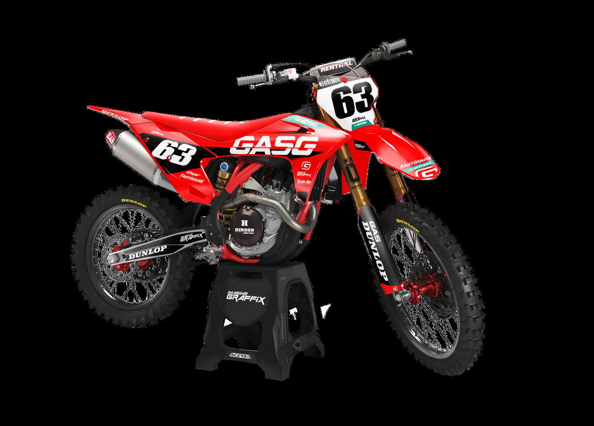 Gas Gas - Race motocross graphics kit by Imagine Graffix