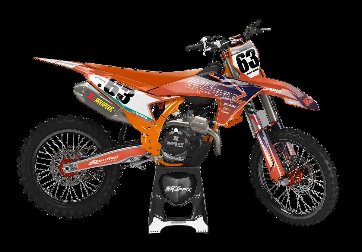 KTM - Swipe motocross graphics kit by Imagine Graffix